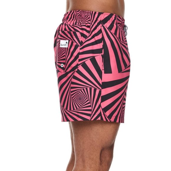 BOARDIES Vortex Swim Trunks Black / Pink - Picture 3 of 4